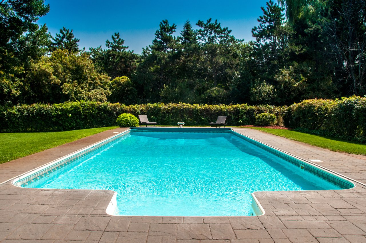 Backyard pool