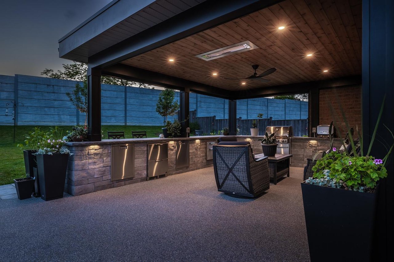 Backyard kitchen